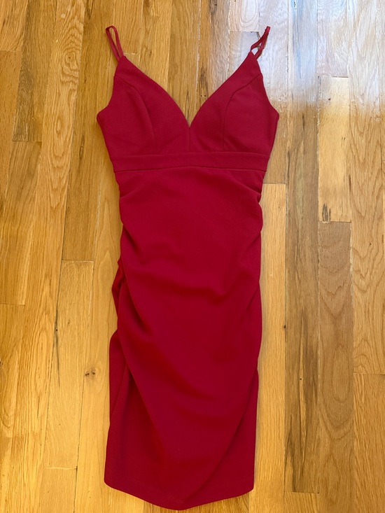 Lord & Taylor Dresses & Skirts - Lord & Taylor Red Spaghetti Strap Midi Dress